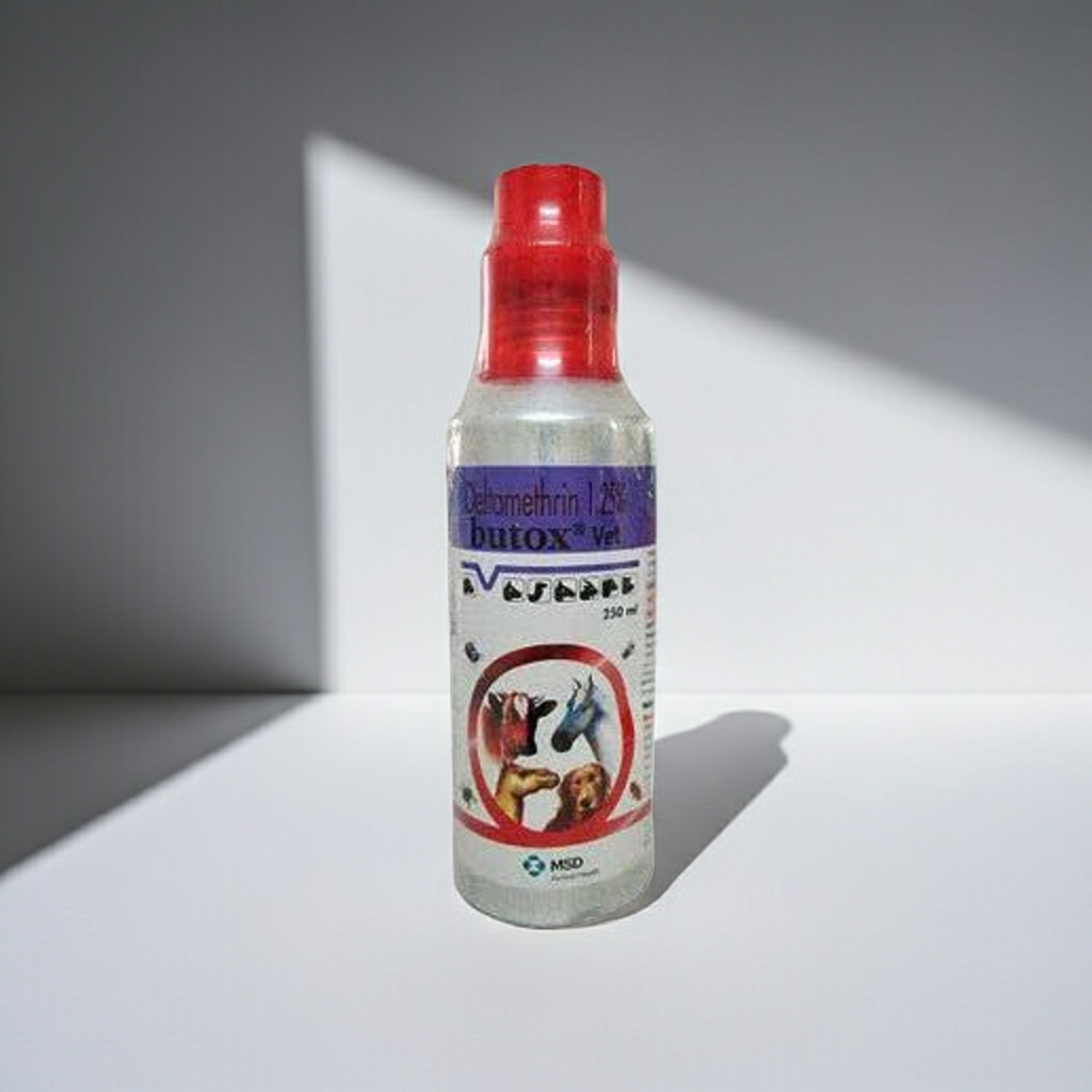MSD Butox â€“ Veterinary Ectoparasiticide Solution for Cattle, Sheep, Goats, and Dogs | Kills Ticks, Fleas & Lice