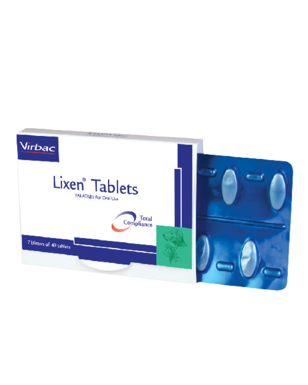 Virbac Lixen Palatab ( Cephalexin )Tablets for Dogs & Cats