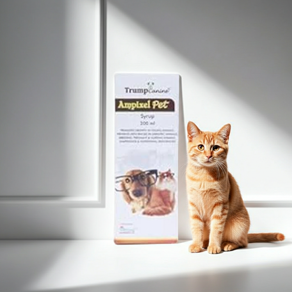 Trump Canine Ampixel Pet Vitamin Syrup 200ml â€“ Multivitamin Supplement for Dogs