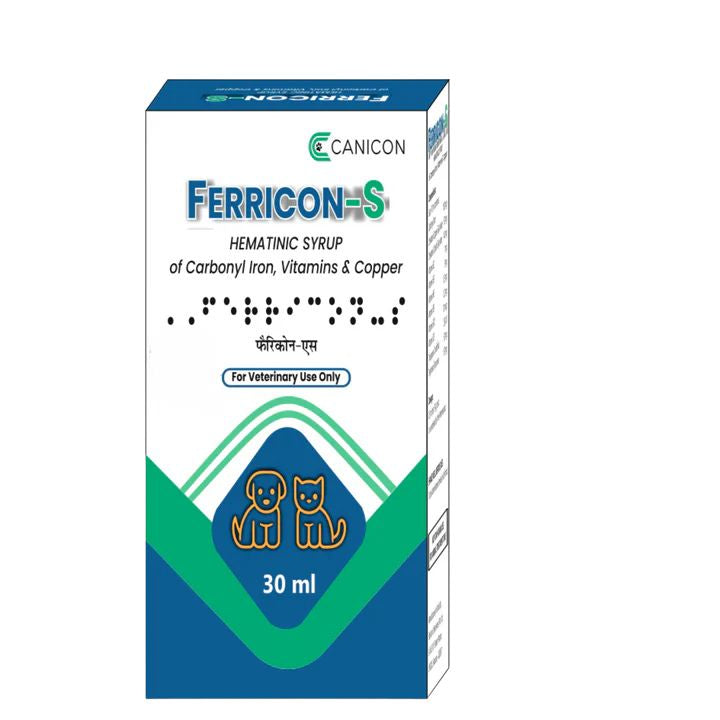 Canicon Ferricon Hematinic Syrup for Dogs & Cats
