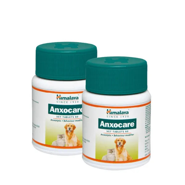 Himalaya Anxocare Vet Tablets for Dogs and Cats 2x60's Tablets