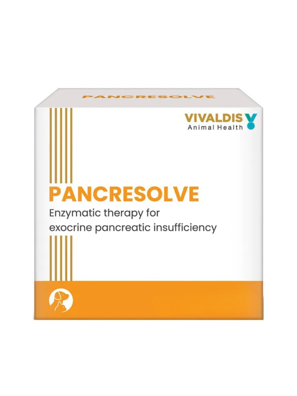 Vivaldis Pancreasolve DS Tablets Digestive Supplement for Dogs & Cats - 1 Strip