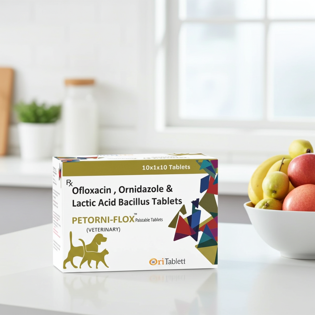 Oriheal Petorni Flox Tablets for Pets | Veterinary Care Tablets for Dogs & Cats