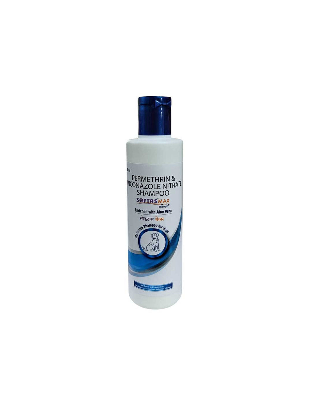 Intas Softas Max Anti-Tick & Flea Shampoo for Dogs & Cats â€“ Effective Parasite Control, Cleanses Coat, Soothes Skin, Prevents Itching & Odor â€“ 200ml