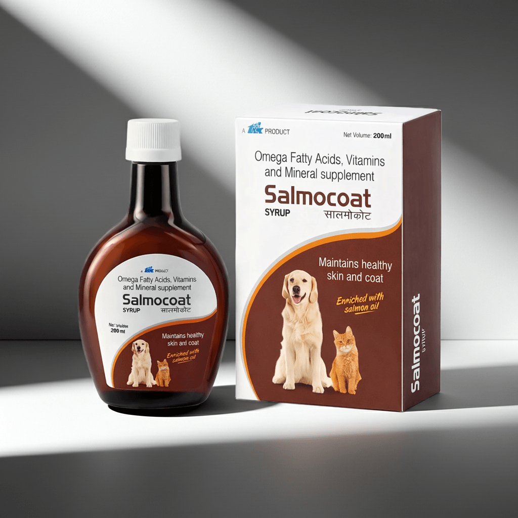 TTK Salmocoat Salmon Oil for Dogs & Cats 200ml – Omega 3 & 6