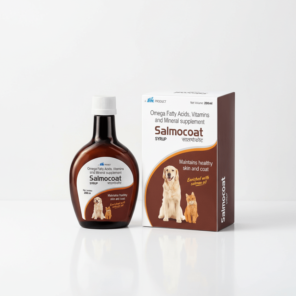TTK Salmocoat Salmon Oil for Dogs & Cats 200ml – Omega 3 & 6