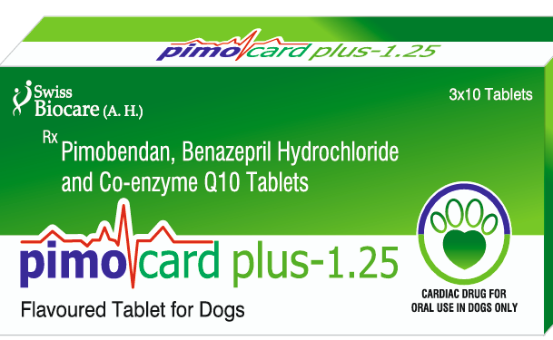 Corise Pimocard Plus 3 Strip for Dogs â€“ Pimobendan & Benazepril Heart Medicine Chewable Tablets