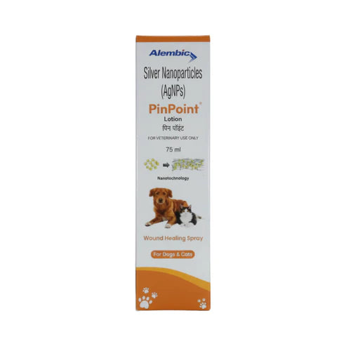 Alembic Pinpoint Spray 75ml for Dogs & Cats | Wound Healing & Antiseptic Spray