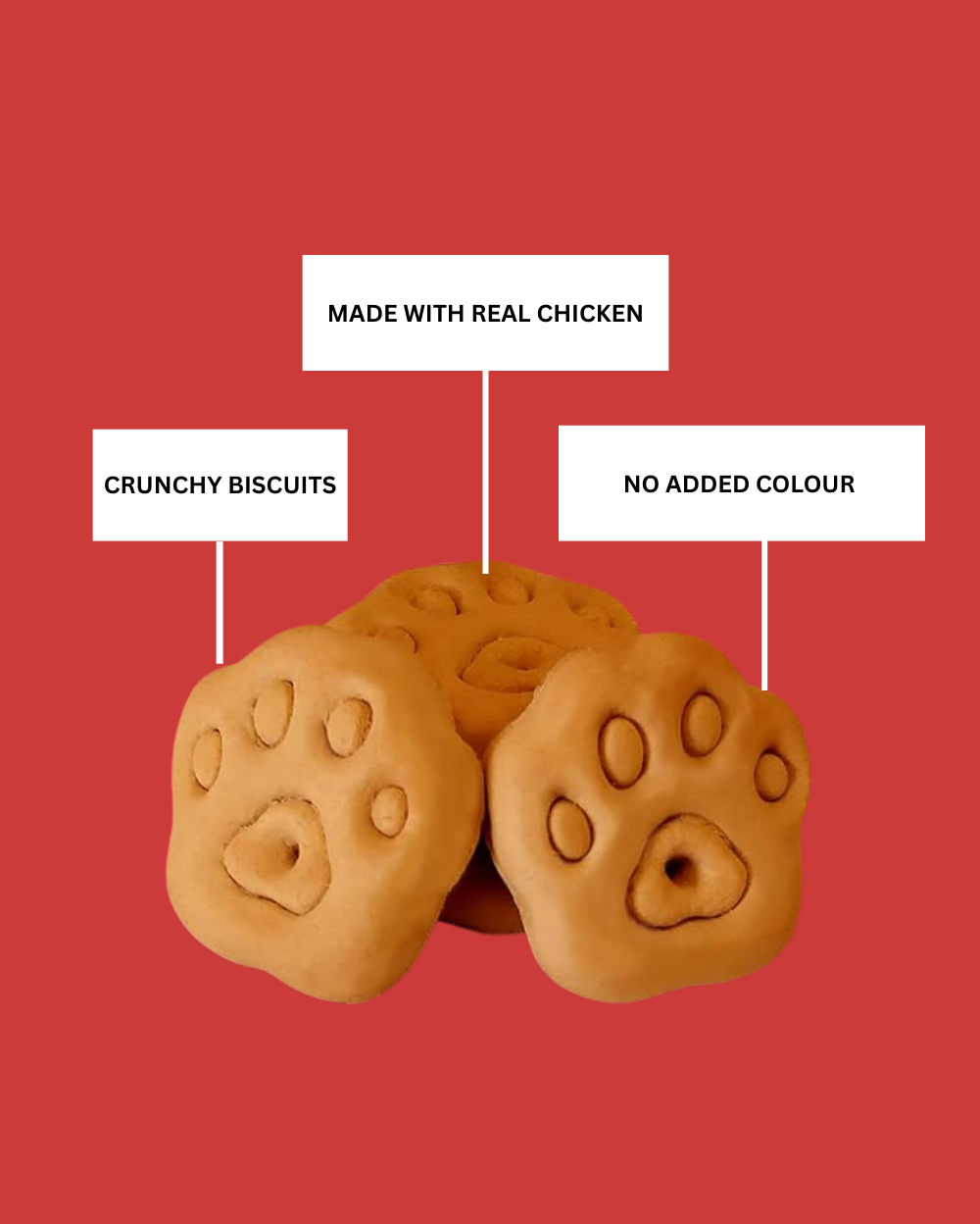 Drools Dog Treat Biscuits â€“ Chicken & Egg Flavour | Healthy Crunchy Dog Snacks | High Protein & Calcium-Rich Dog Biscuits | 400g Pack