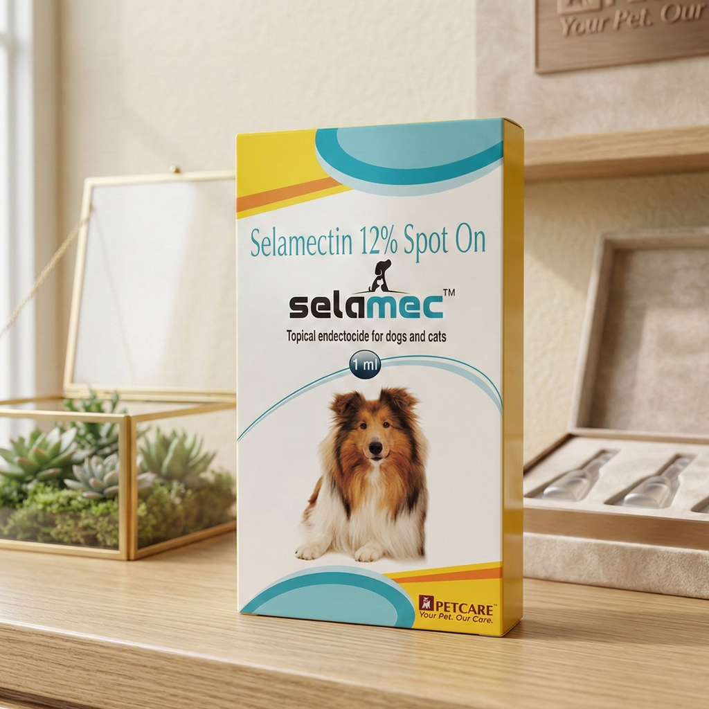 PetCare Selamec (Selamectin) Spot-On 1ml  for Dogs | Tick, Flea & Mite Treatment