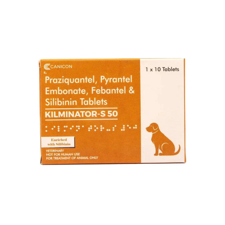 Canicon Kilminator-S Deworming Tablets for Dogs & Cats