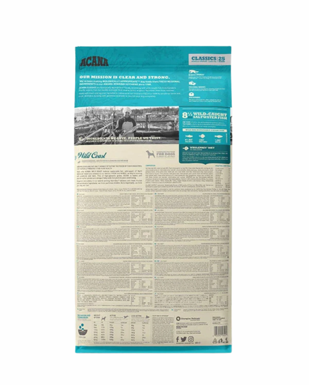 Acana Classic Wild Coast Dog Dry Food (All Breeds)