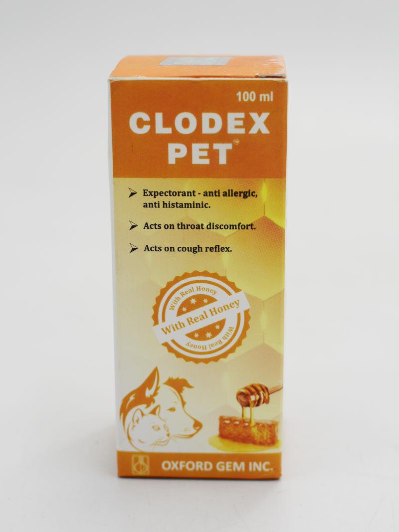 Oxford Gem Clodex Pet Syrup â€“ 100ml - for Dogs & Cats