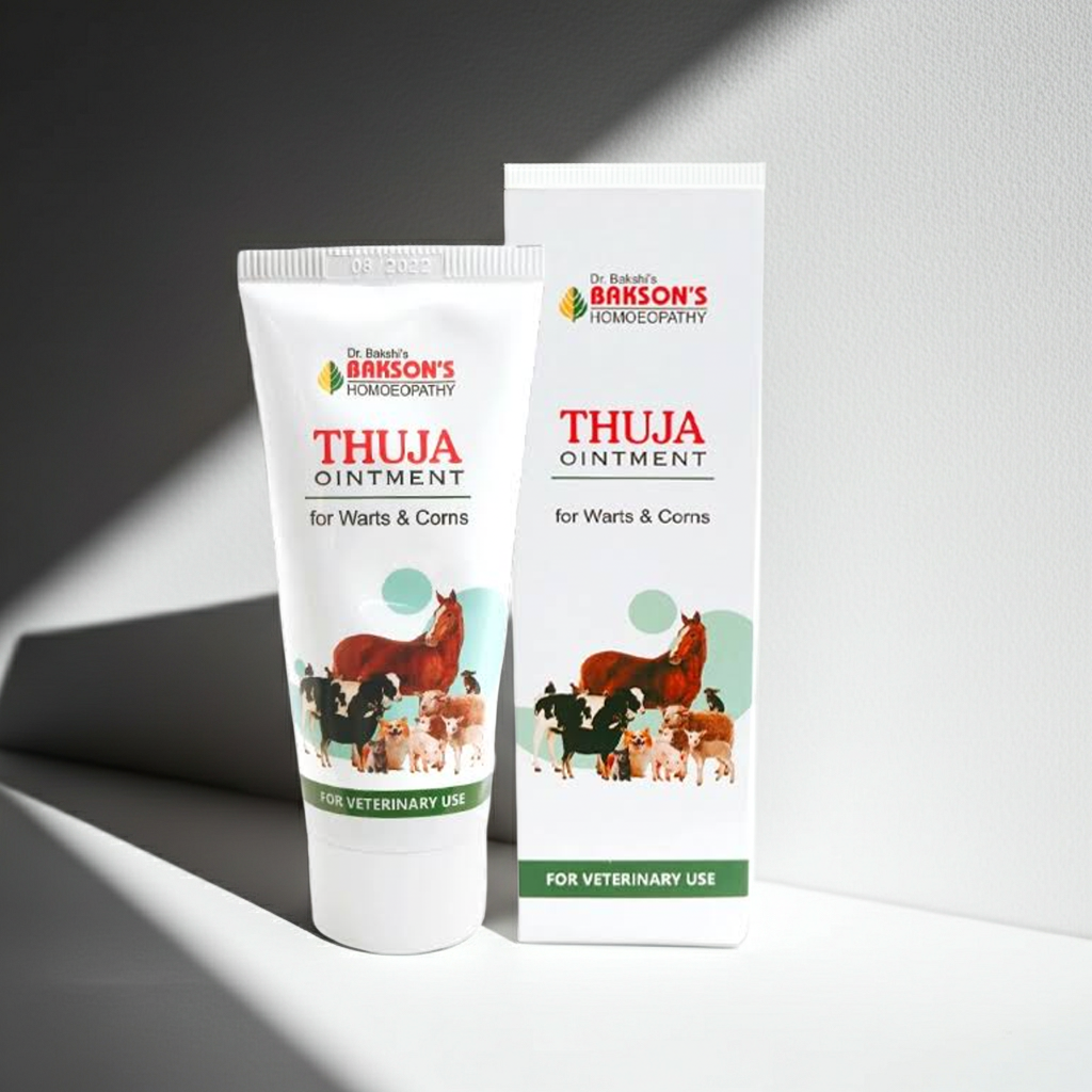 Baksonâ€™s Thuja Ointment 50gm â€“ Homeopathic Skin Care Cream for Warts, Corns, and Skin Growths