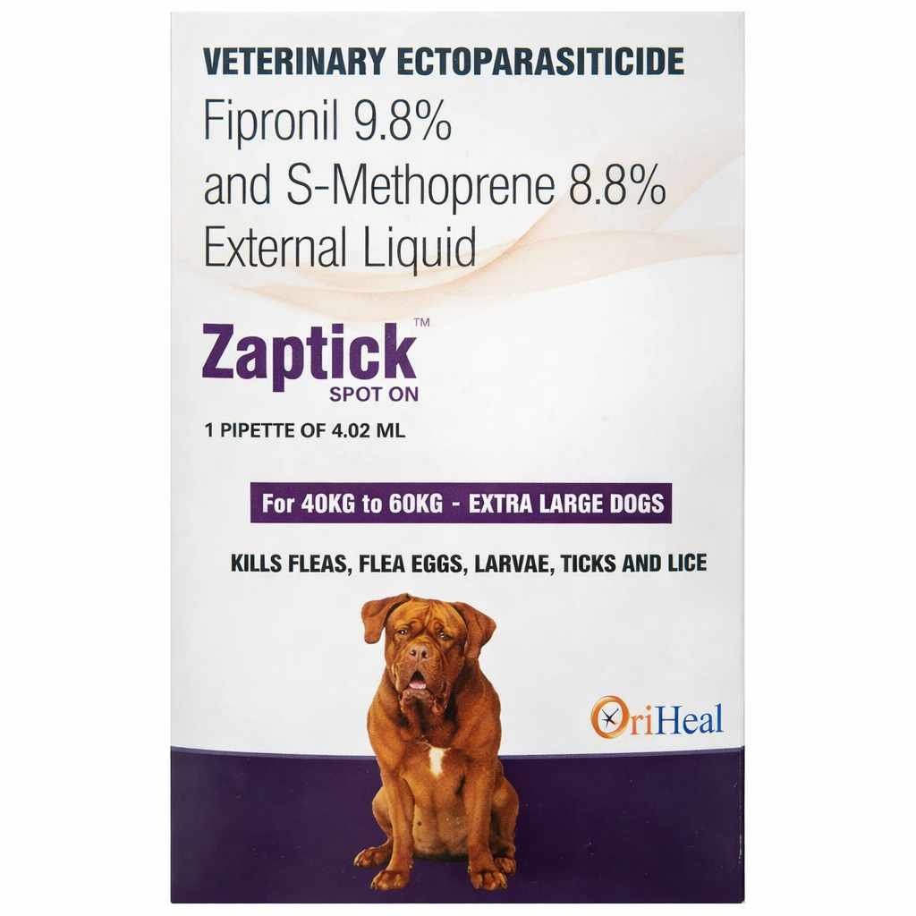 Oriheal Zaptick Spot On for Dogs | External Parasite Control Topical Solution