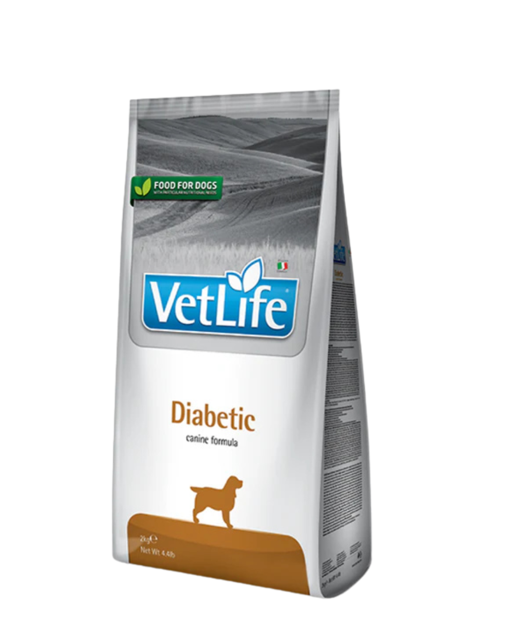 Farmina Vet Life Diabetic Canine Formula Adult Dog Dry Food â€“ Blood Sugar Support, Veterinary Prescription Diet for Diabetic Dogs