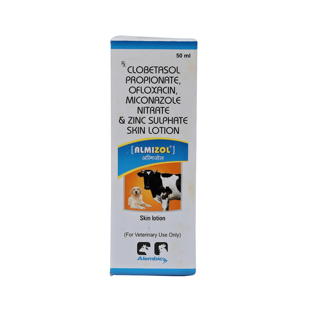 Alembic Almizol Skin Lotion - Medicated Topical for Dogs & Cats