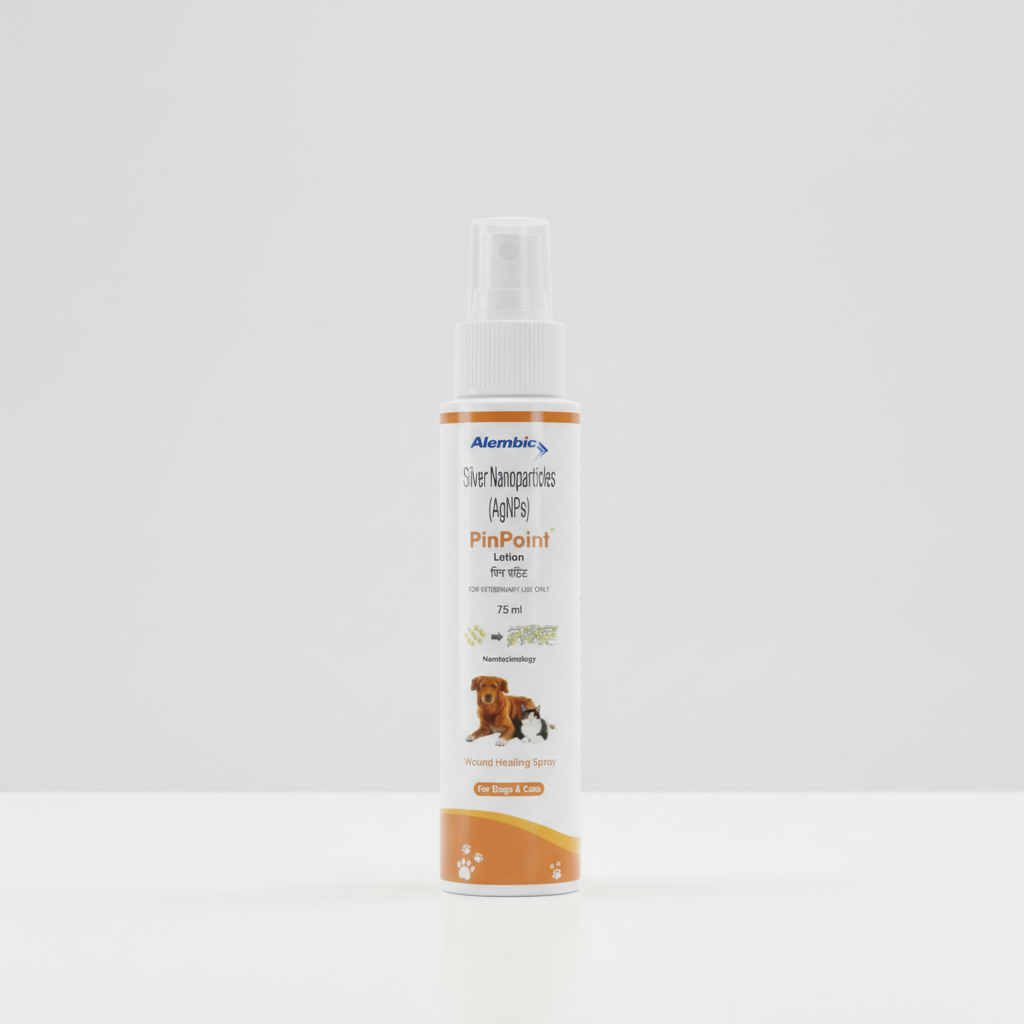 Alembic Pinpoint Spray 75ml for Dogs & Cats | Wound Healing & Antiseptic Spray