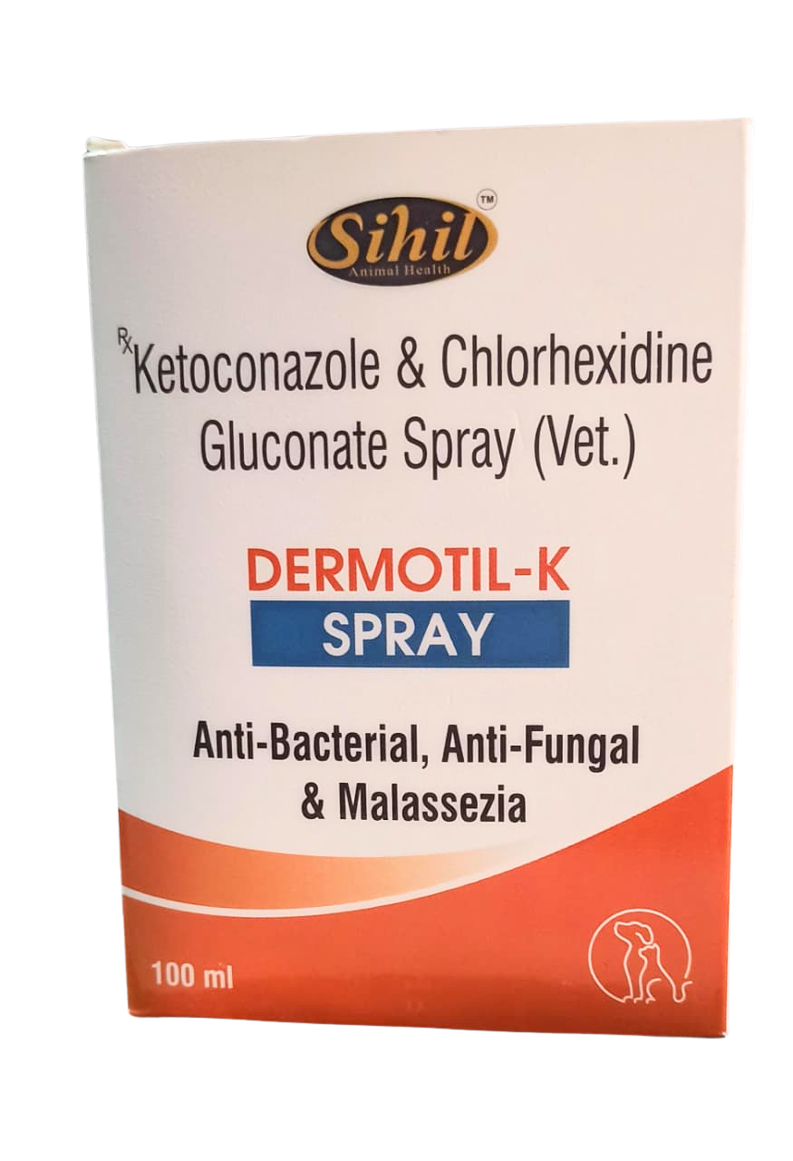 Sihil Dermotil-K Spray â€“ Ketoconazole & Clobetasol Topical Spray | Fast Relief from Fungal & Bacterial Skin Infections