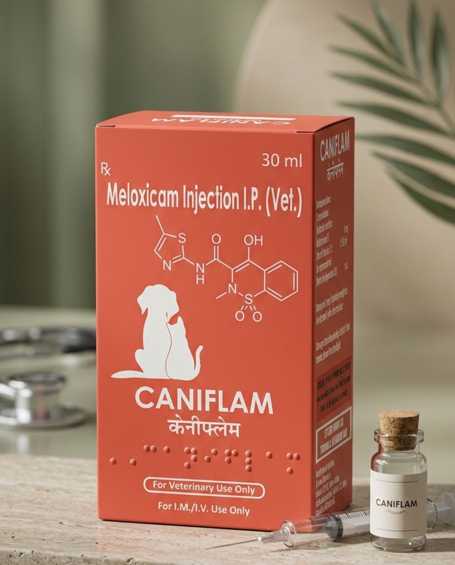 Canicon Caniflam Meloxicam Injection for Dogs & Cats â€“ Fast Pain Relief