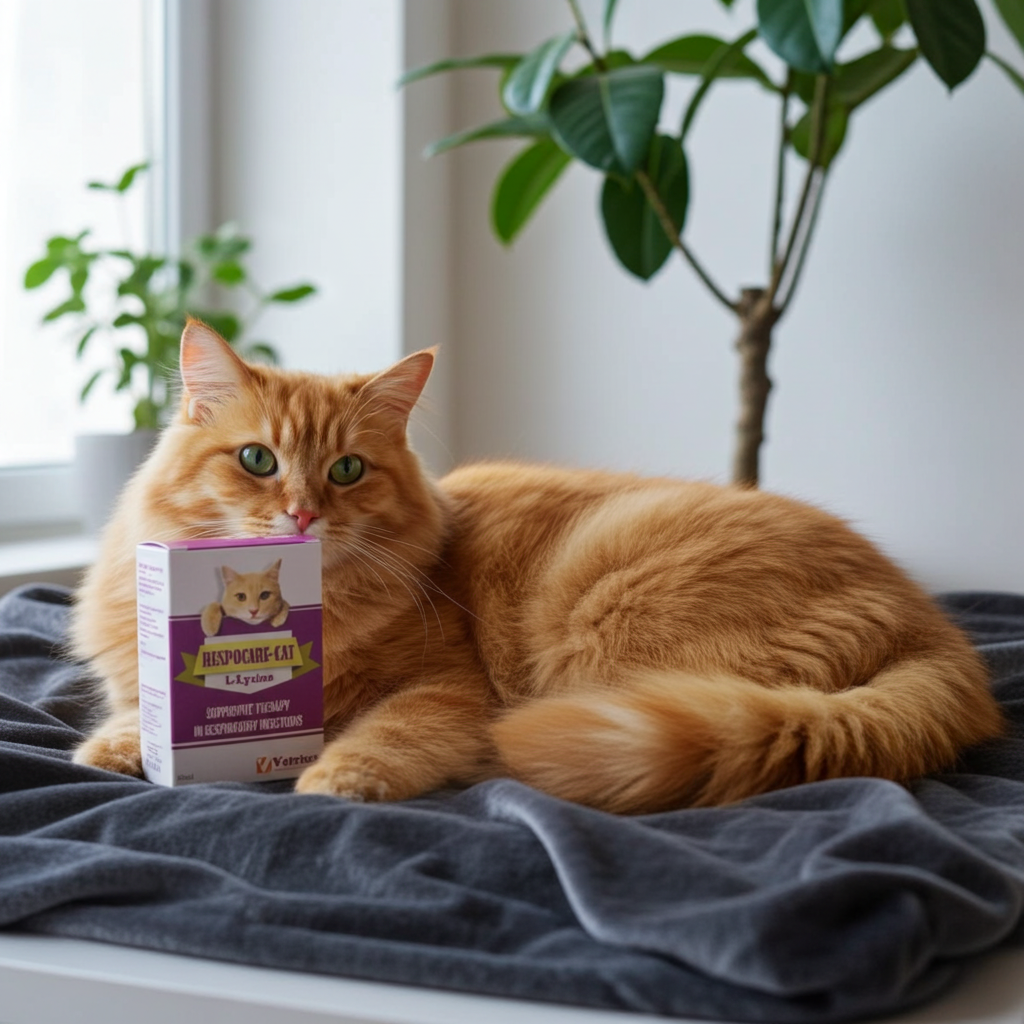 Vetrina Respocare Cat Drops 30ml â€“ Respiratory & Immune Support Syrup for Cats | L-Lysine & Vitamin C for Cough, Cold & Seasonal Respiratory Care