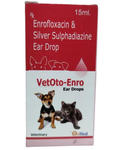 Oriheal Vetoto Enro Ear Drops 15ml for Dogs & Cats | Pet Ear Care & Hygiene Solution