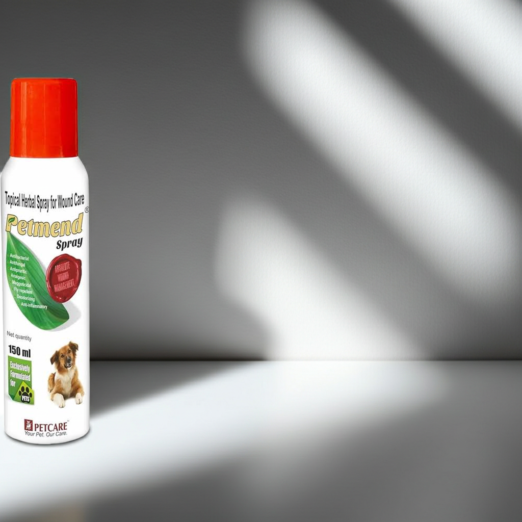 Petcare Petmend Spray 150ml | Fast-Acting Wound & Skin Healing Spray for Dogs & Cats