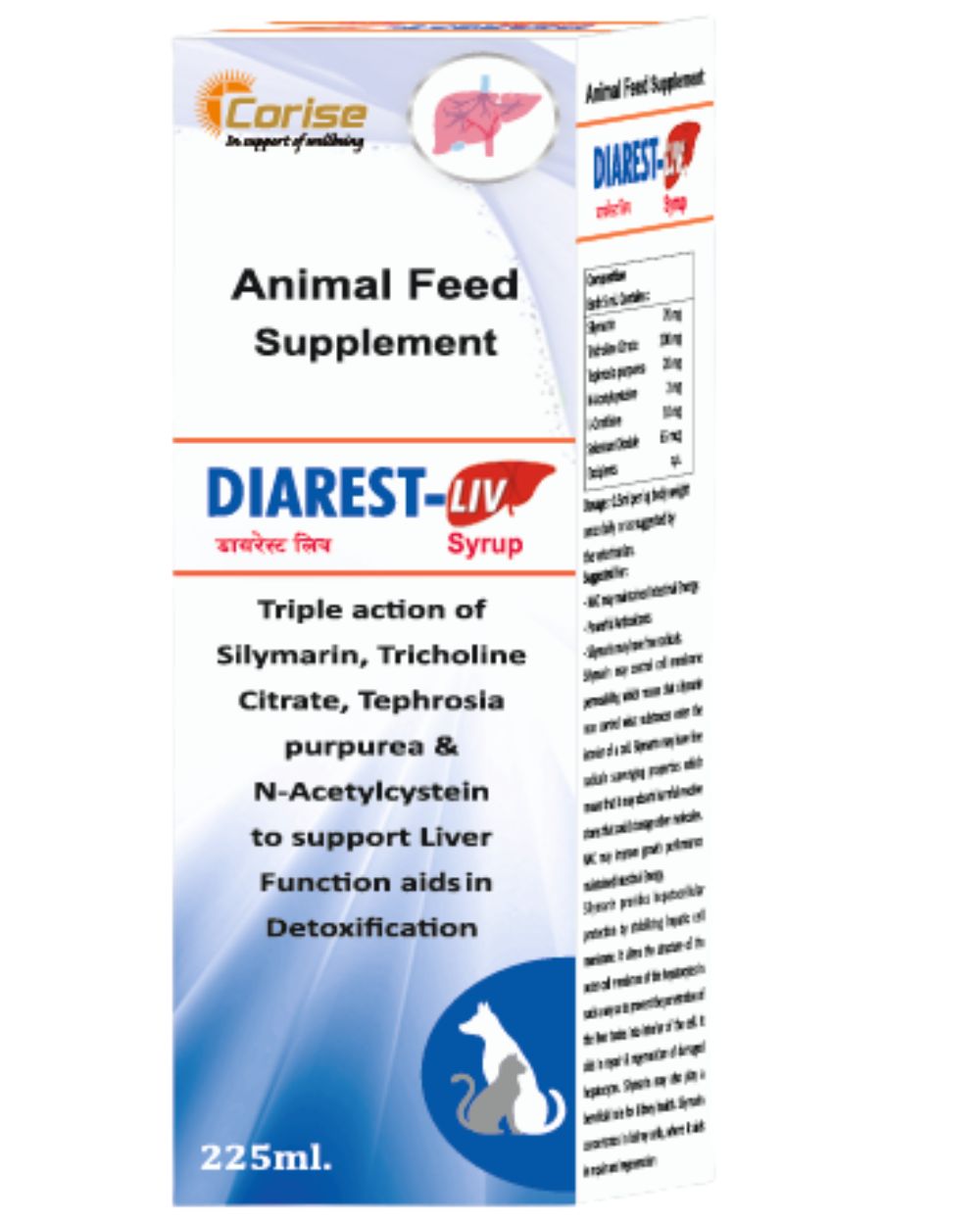 Corise Diarest â€“ LIV Syrup 225 ml Effective Liver Support Formula