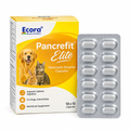 Ecora Pancrefit Elite yellow carton and capsule blister on a white background