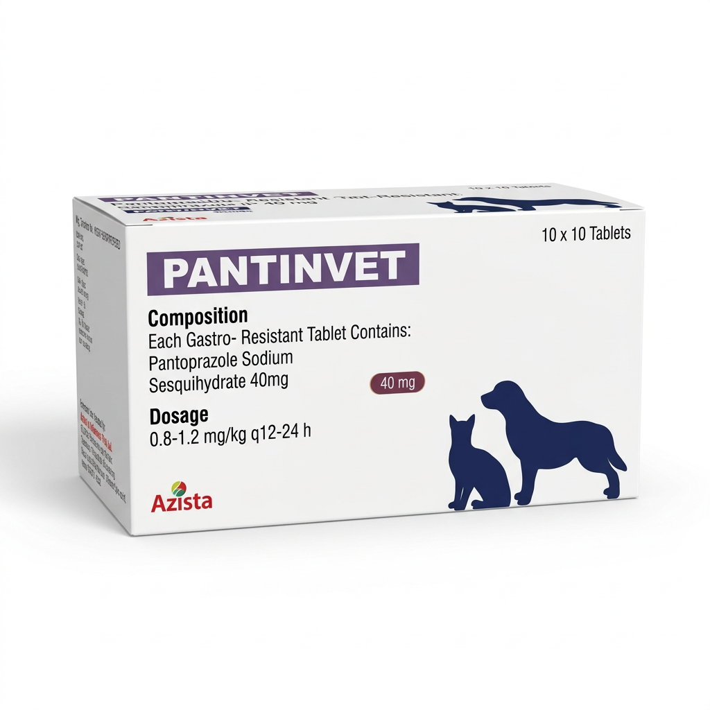 Azista Pantinvet pantoprazole gastro-resistant tablets 40 mg carton, 10 x 10 tablets