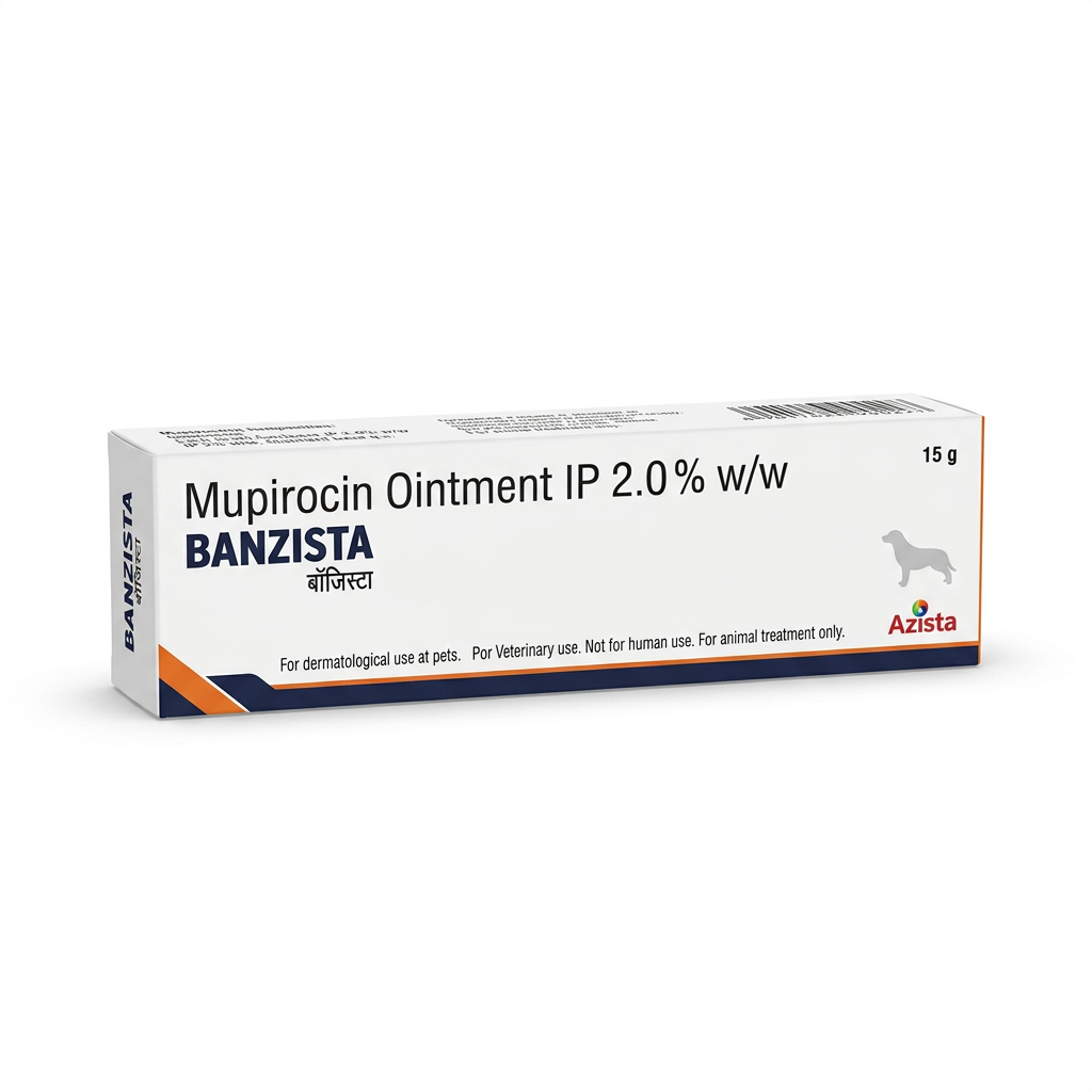 Azista Banzista mupirocin ointment IP 2% w/w 15 g carton