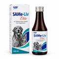SAMe-Liv Elite 100 ml syrup bottle and carton on a white background