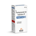 Pantin IV pantoprazole for injection IP 40 mg carton on a white background