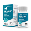 MPS-CKD Support for dogs 60-capsule bottle and teal carton