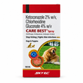 Skyec Carebest Spray 100 ml antifungal and antibacterial dog skin care carton