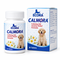 Ecora Calmora 30-tablet jar and carton on a white background