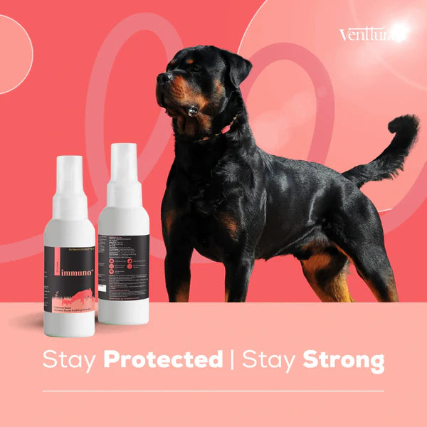 Venttura Immuno+ 100ML – Advanced Pet Immunity Booster for Dog
