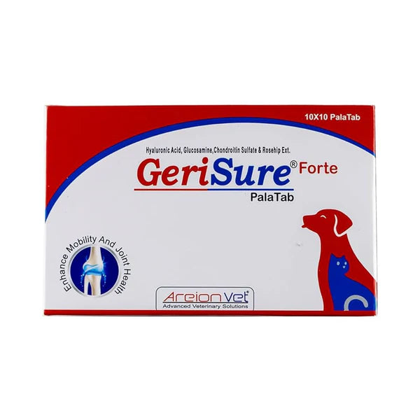 Areion Vet Gerisure Forte Tablets Joint & Mobility Supplement