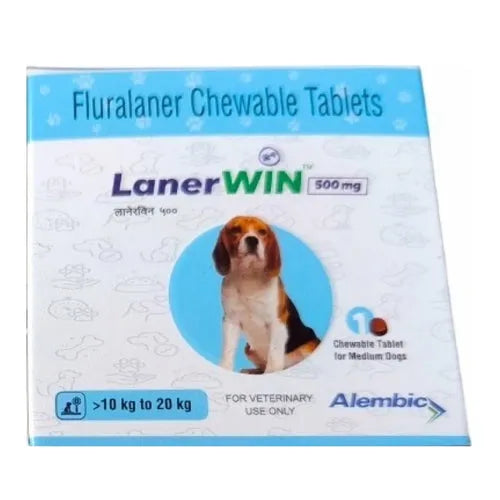 Alembic Lanerwin Fluralaner Dog Tick & Flea Control Tablet
