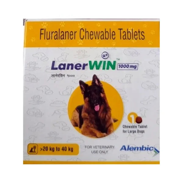 Alembic Lanerwin Fluralaner Dog Tick & Flea Control Tablet